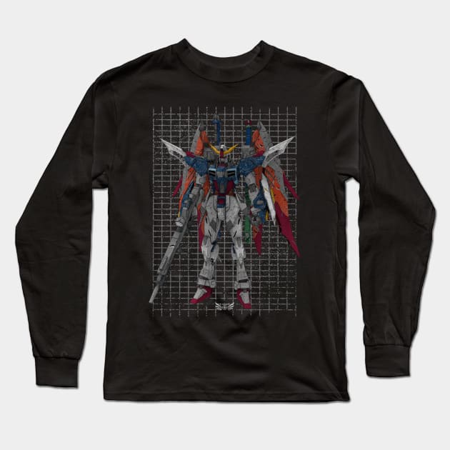 ZGMF-X42S Destiny Gundam Long Sleeve T-Shirt by gblackid